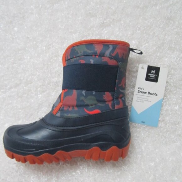 Dinosuar Snow Boots size 9/10 - Picture 2 of 3